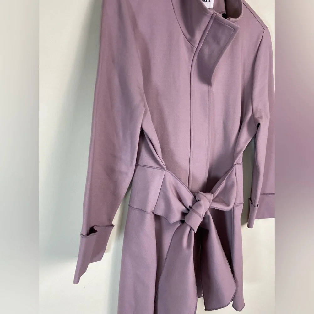 Luii Anthropologie Belted Full Zip Jacket Womens Size Medium High Neck - Picture 3 of 12